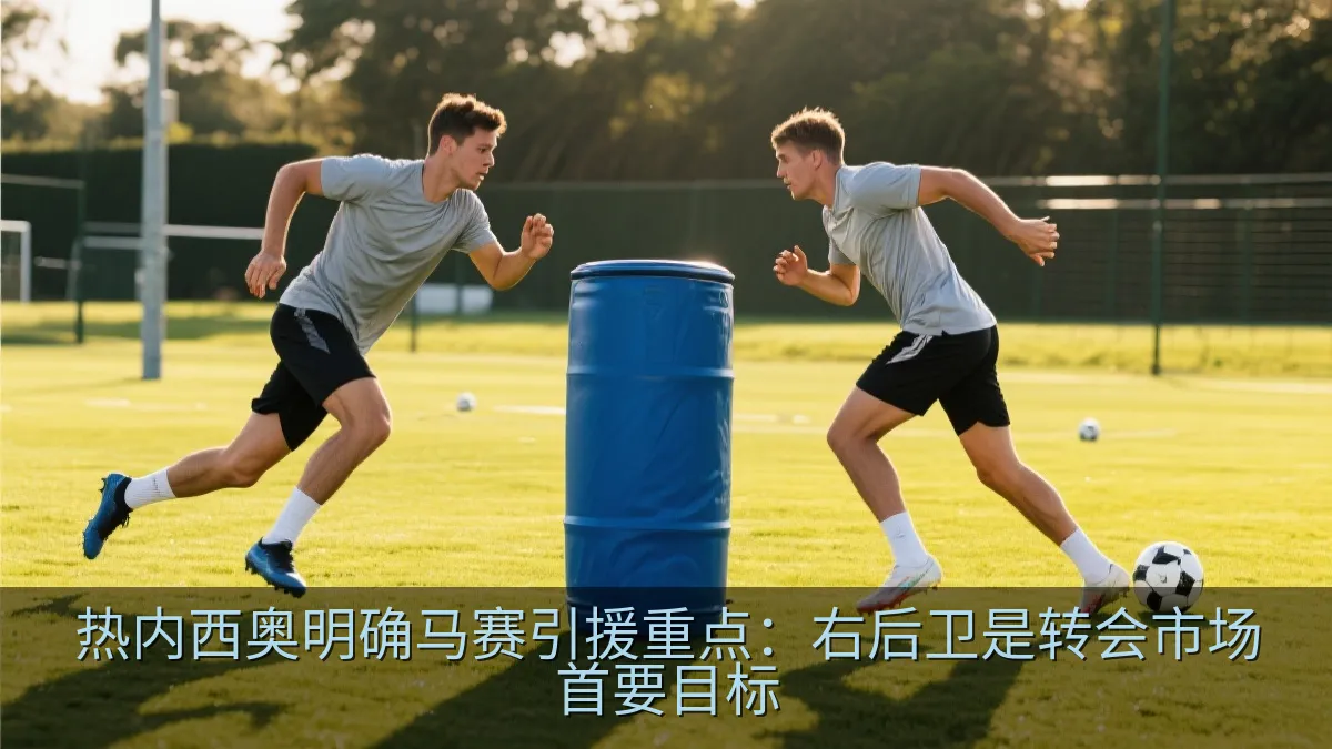 足球运动员在夏季训练中进行对抗